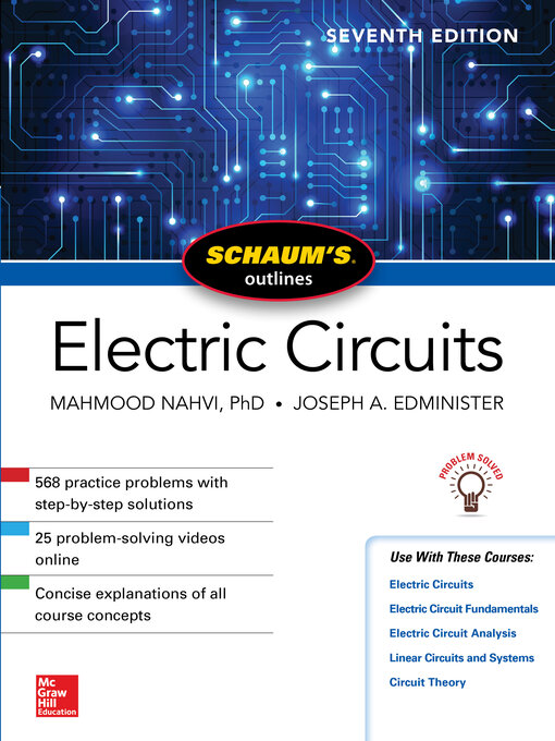 Imagen de portada para Schaum's Outline of Electric Circuits